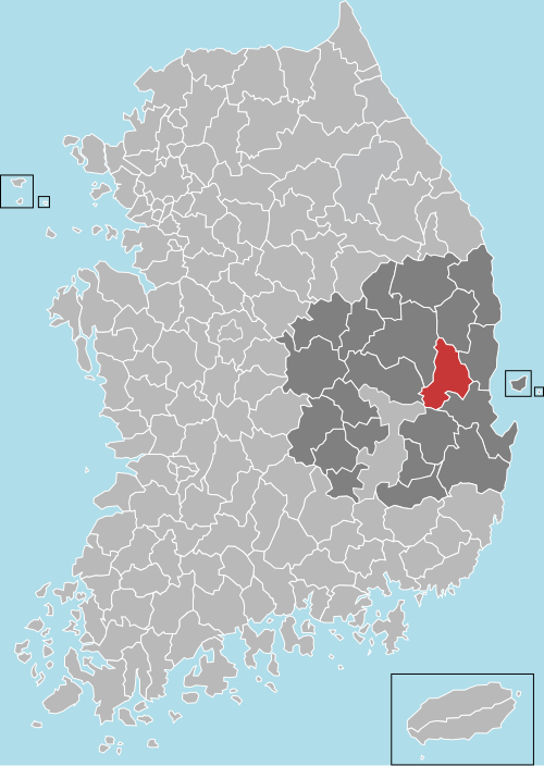 Cheongsong gun, South Korea Cheongsong gun
